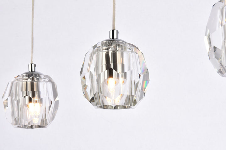 3 Lights Chrome Pendant