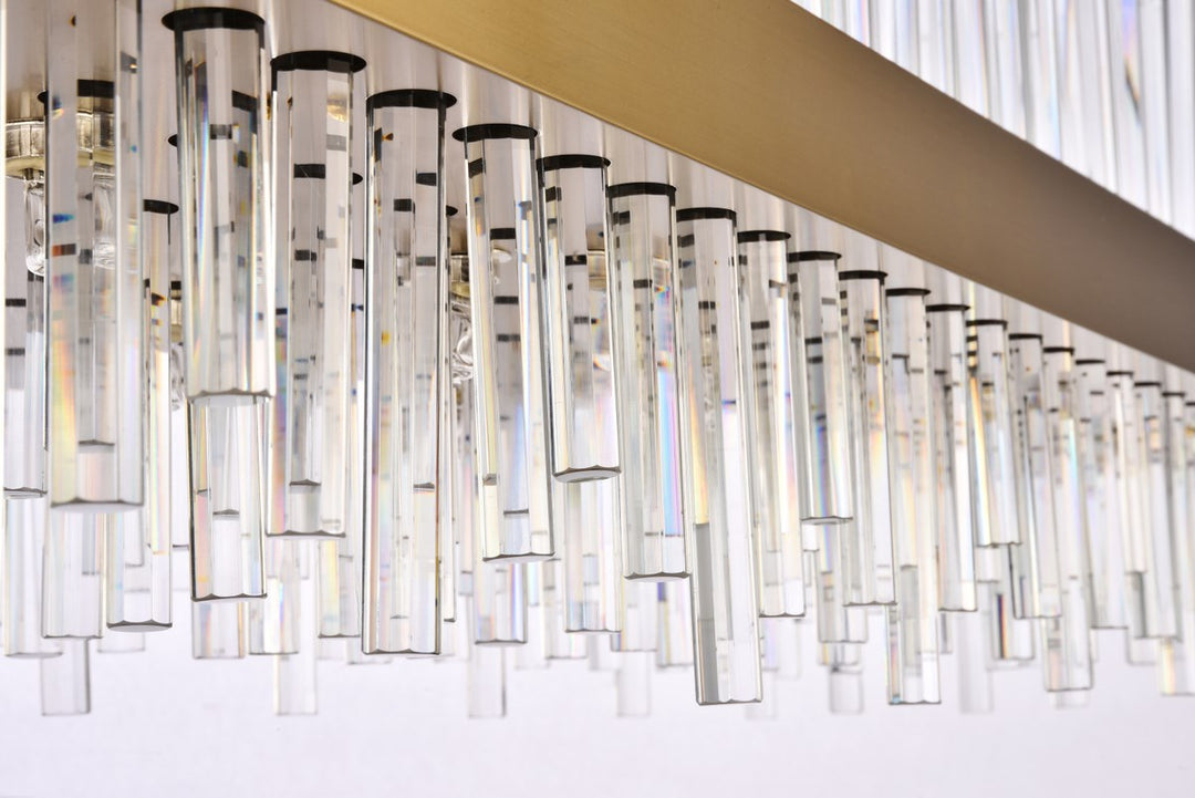 20 Light Gold Chandelier Clear Royal Cut Crystal