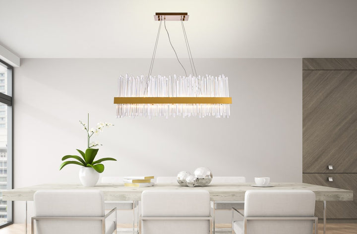 20 Light Gold Chandelier Clear Royal Cut Crystal