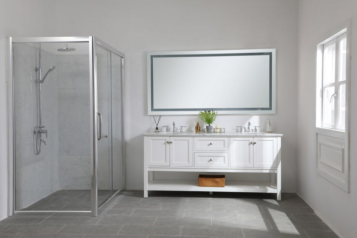 Hardwired Led Mirror W36 X H72 Dimmable 5000K