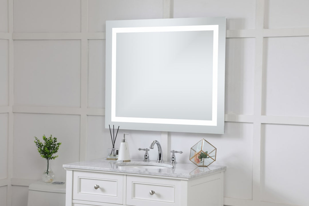 Hardwired Led Mirror W30 X H36 Dimmable 5000K
