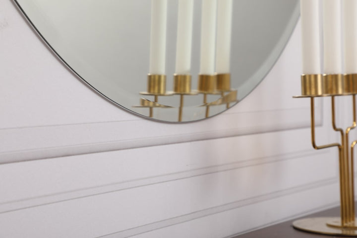 Round Mirror 36 Inch In Clear