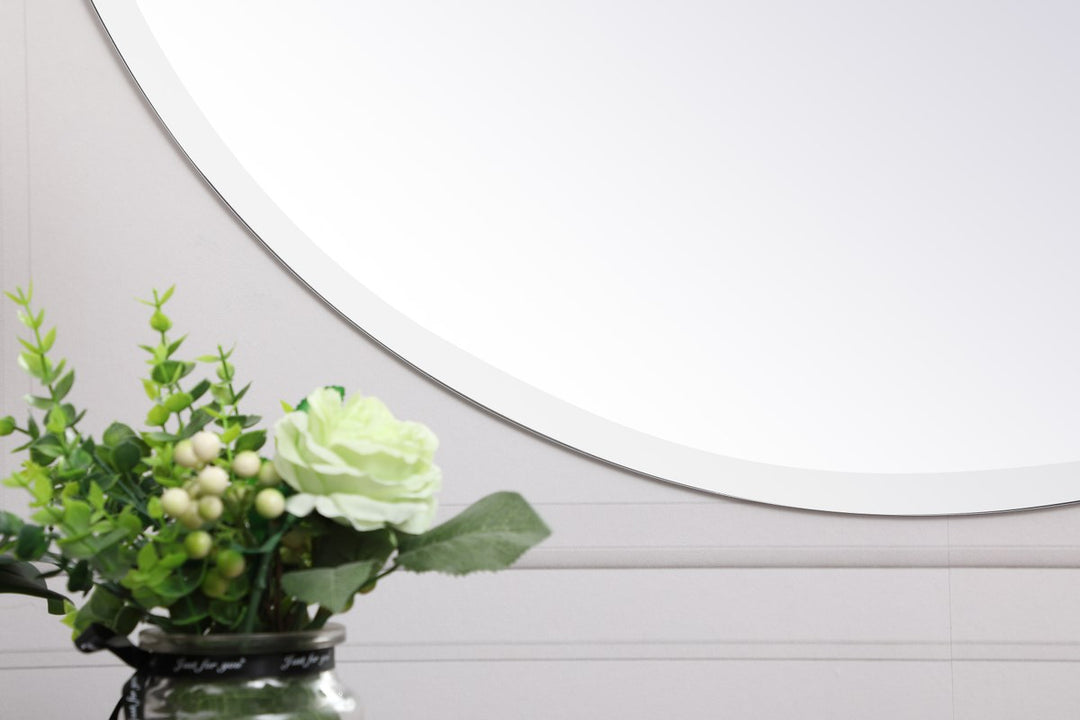 Round Mirror 36 Inch In Clear