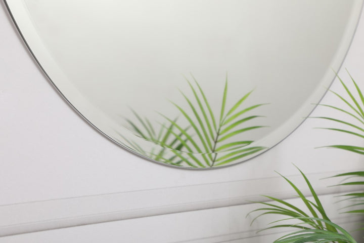 Round Mirror 28 Inch In Clear