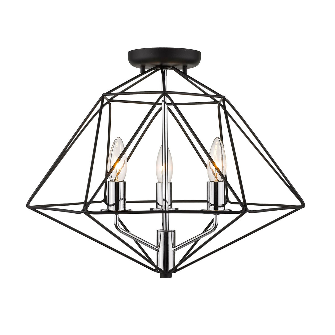 3 Light Semi Flush Mount by Z-Lite