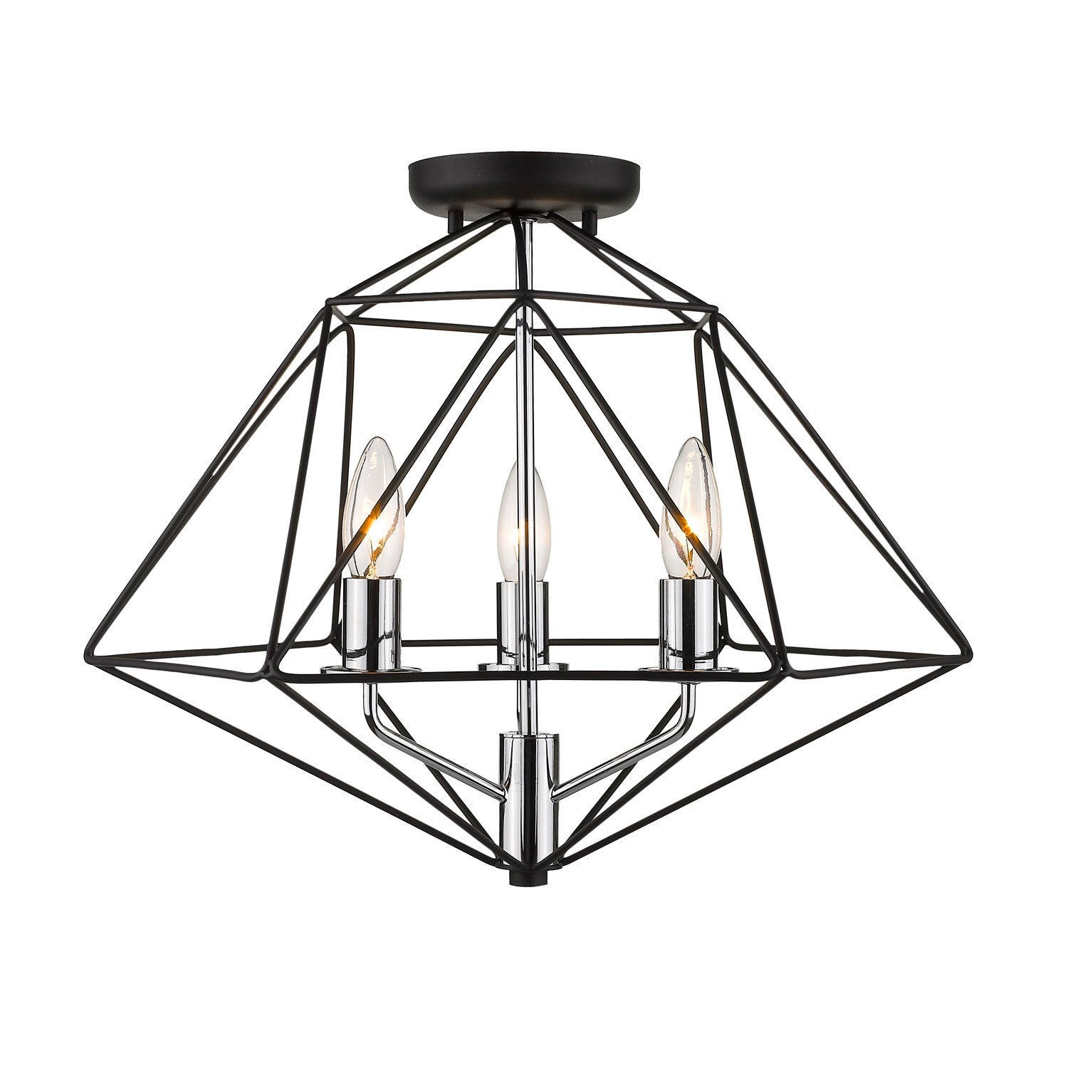3 Light Semi Flush Mount by Z-Lite