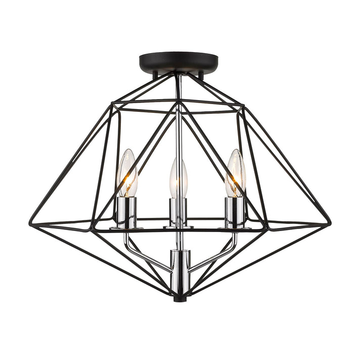 3 Light Semi Flush Mount by Z-Lite