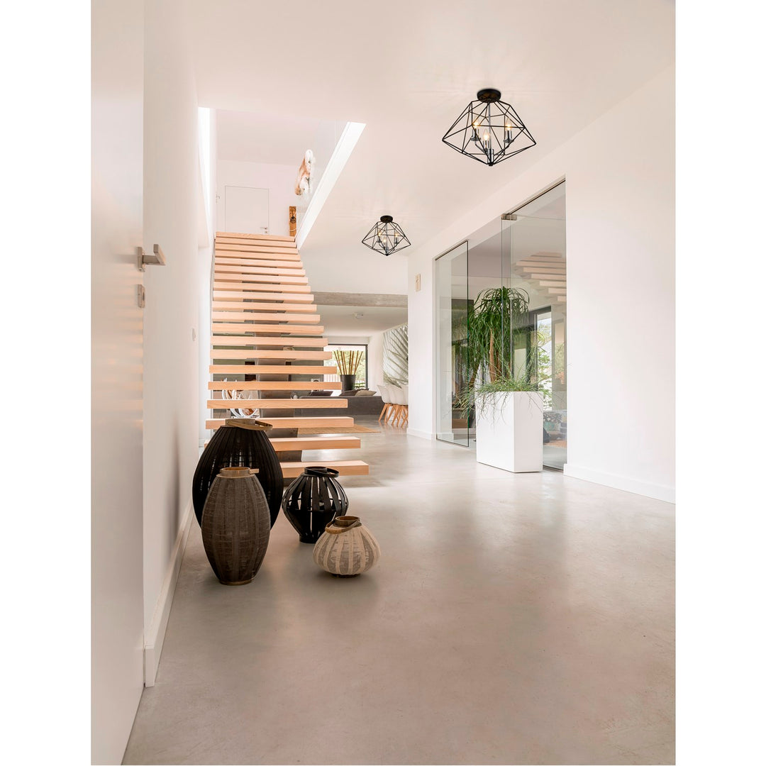 3 Light Semi Flush Mount