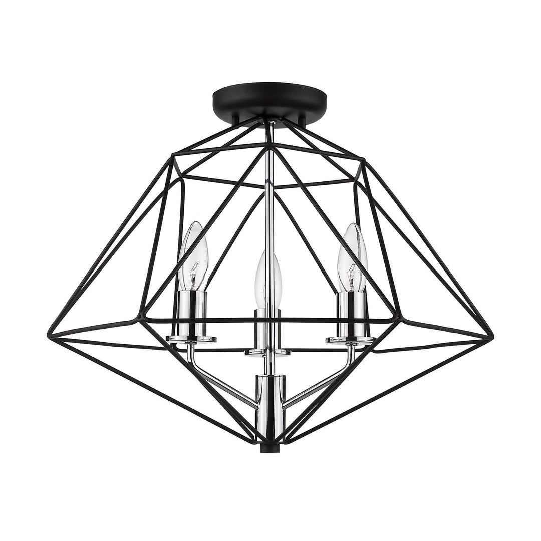 3 Light Semi Flush Mount