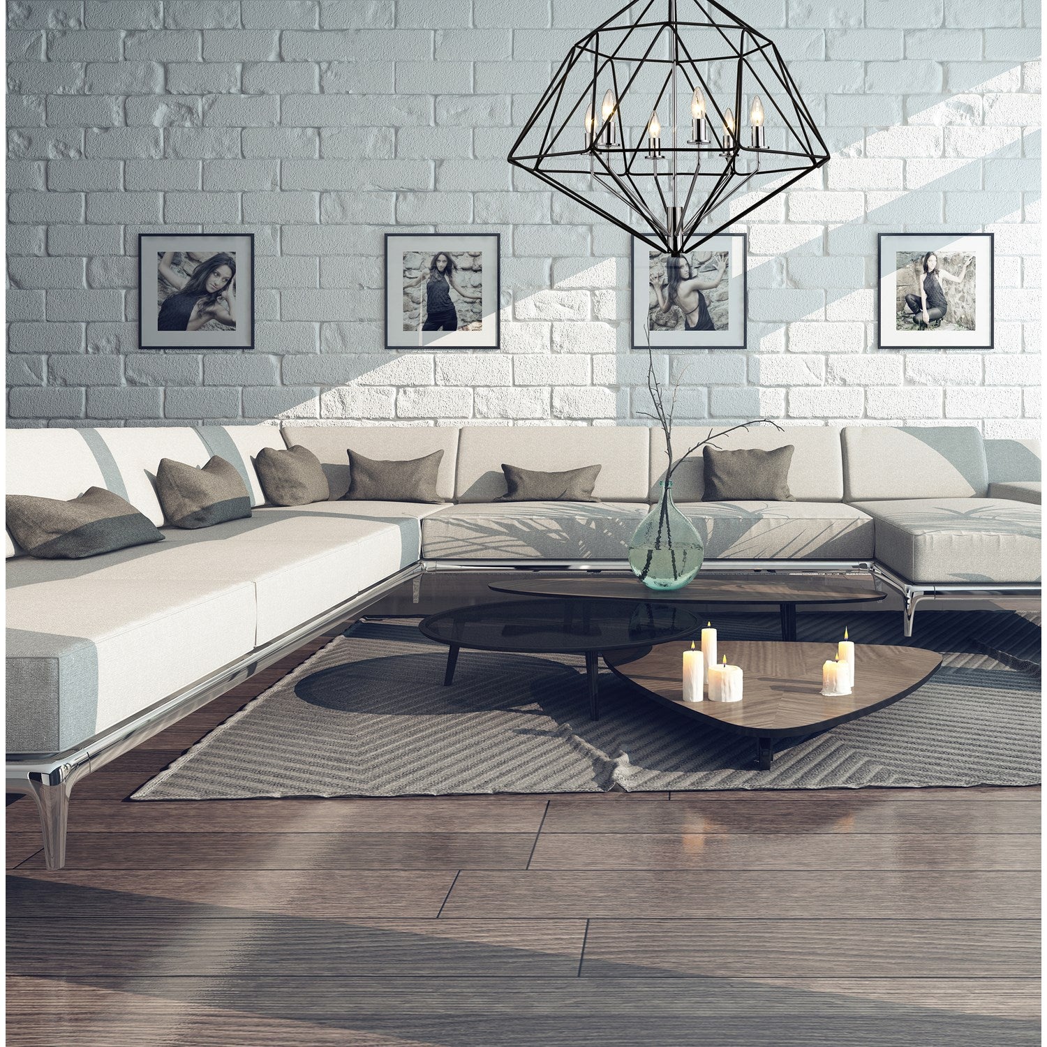 6 Light Chandelier