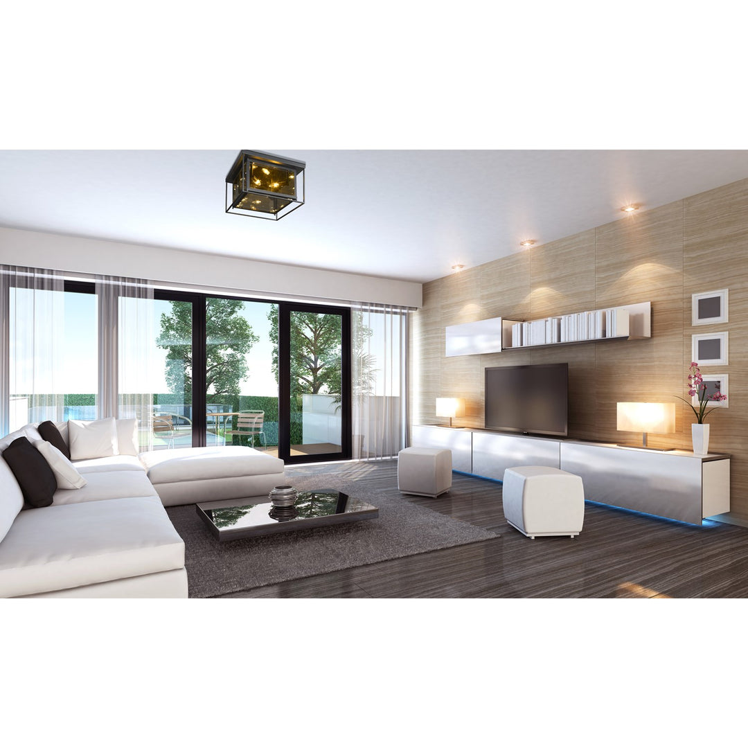 4 Light Flush Mount