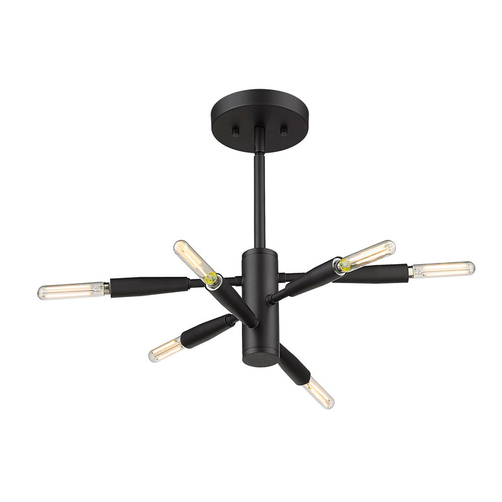 6 Light Semi Flush Mount