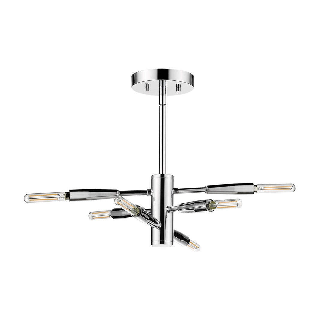 6 Light Semi Flush Mount