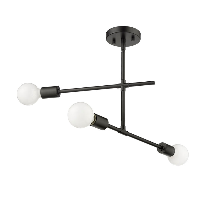 3 Light Semi Flush Mount