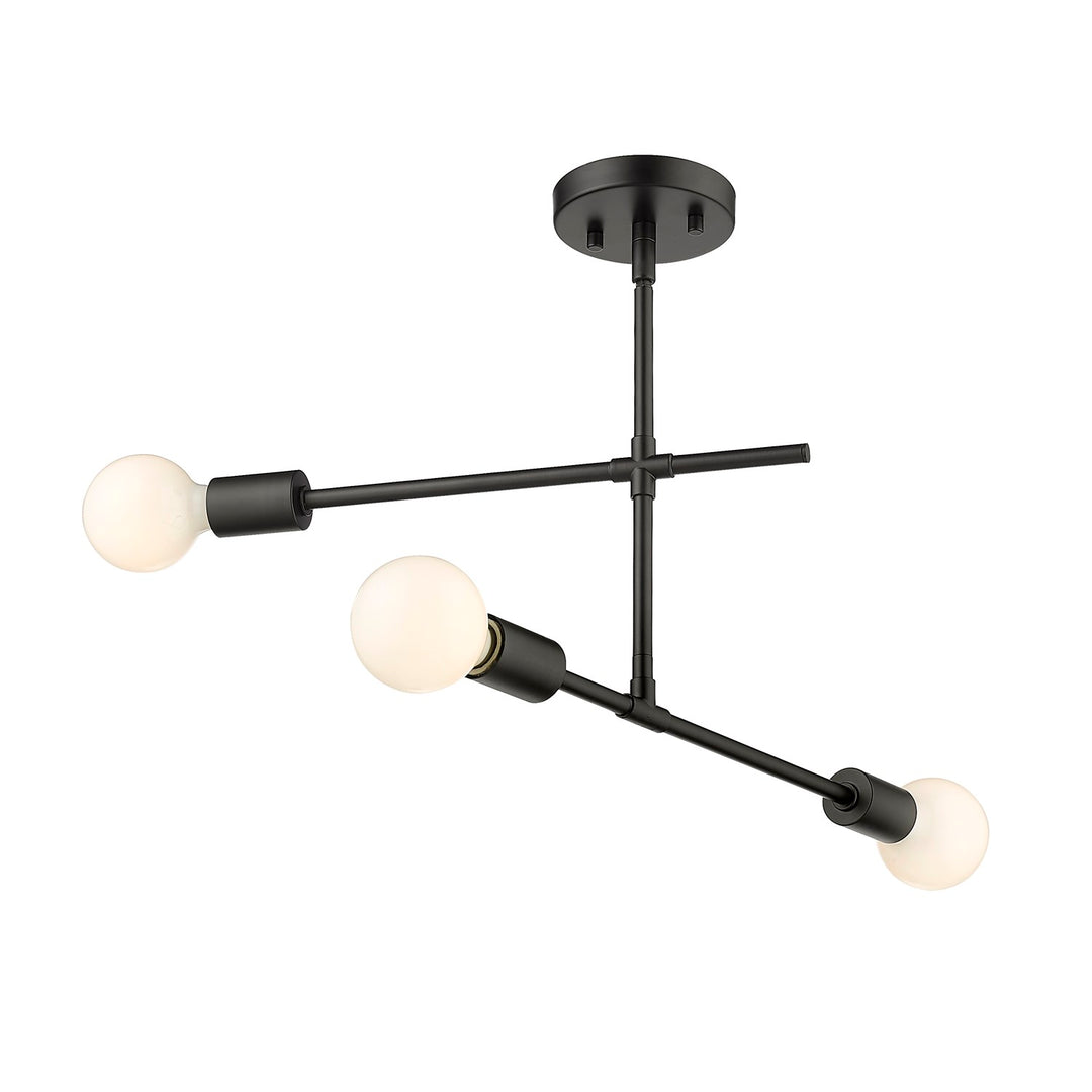 3 Light Semi Flush Mount