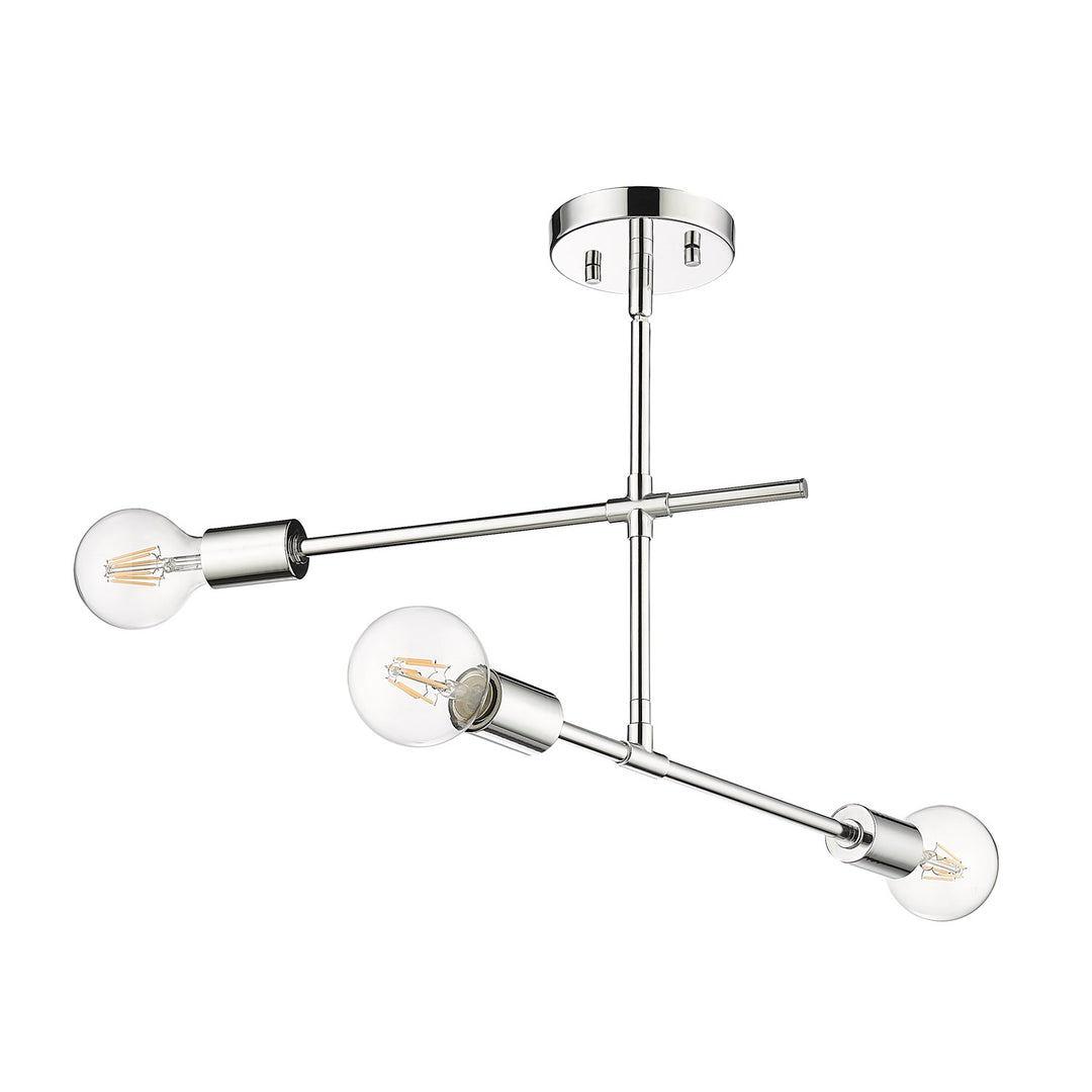 3 Light Semi Flush Mount