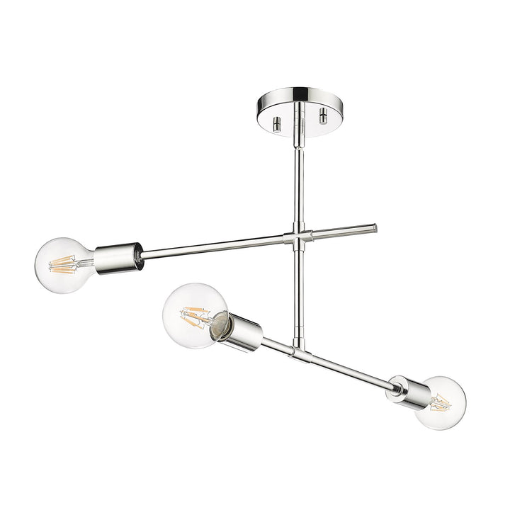 3 Light Semi Flush Mount