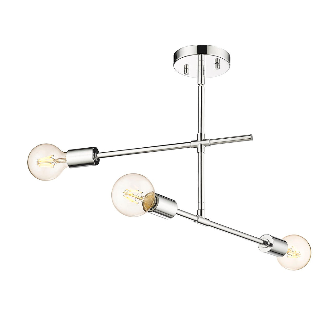 3 Light Semi Flush Mount