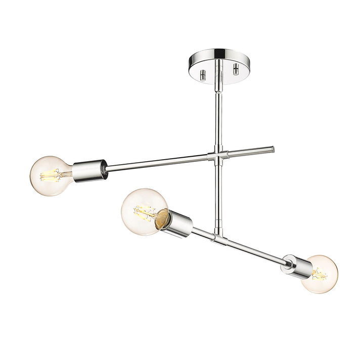 3 Light Semi Flush Mount