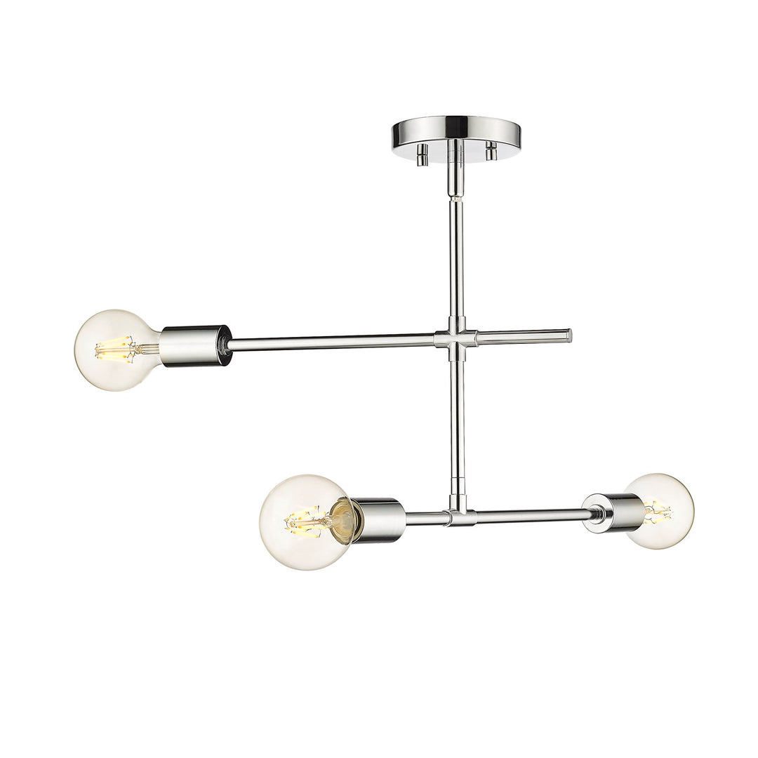 3 Light Semi Flush Mount