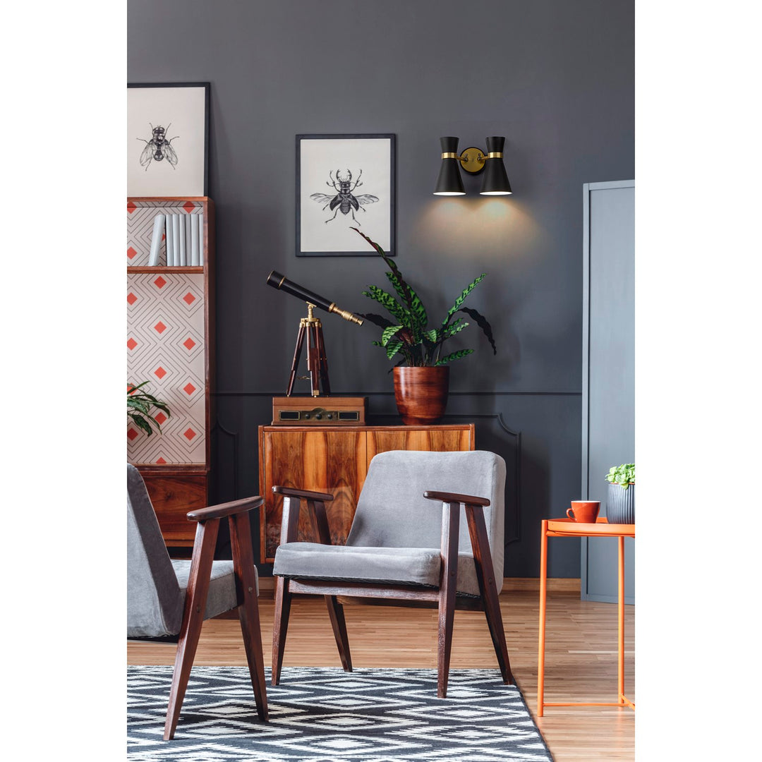 2 Light Wall Sconce