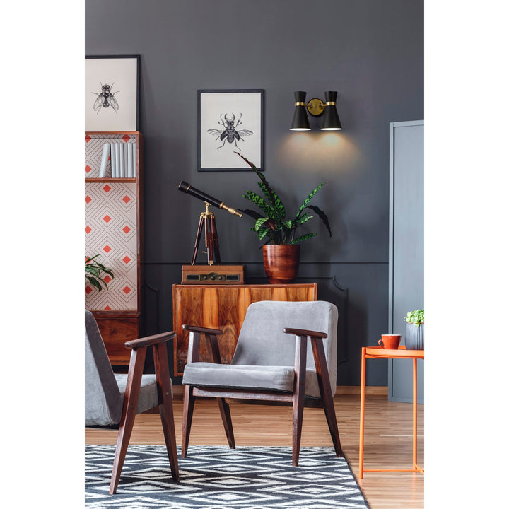 2 Light Wall Sconce