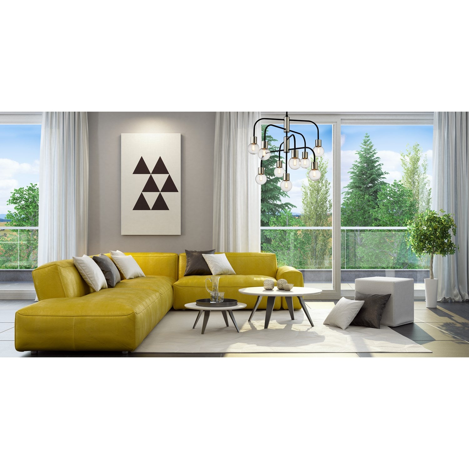 9 Light Chandelier