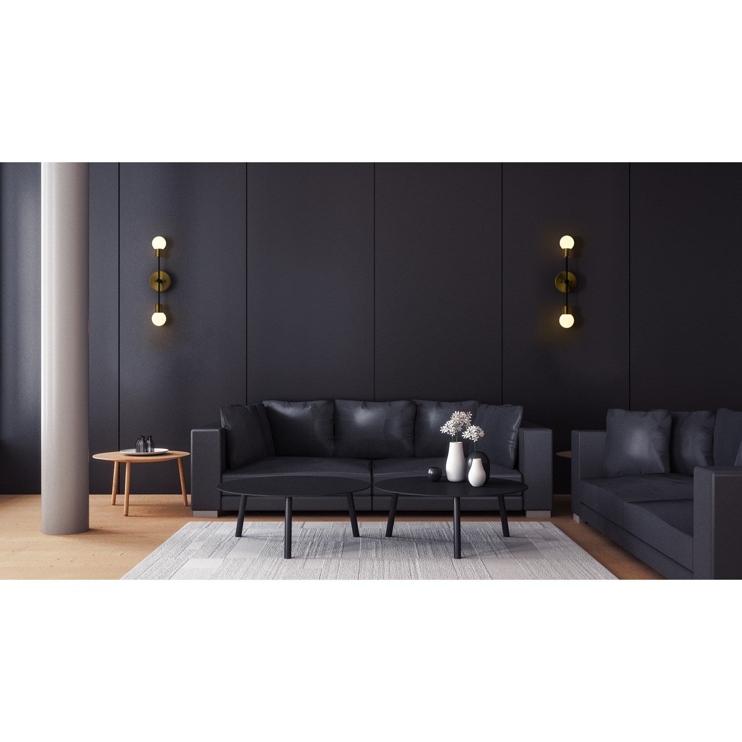 2 Light Wall Sconce