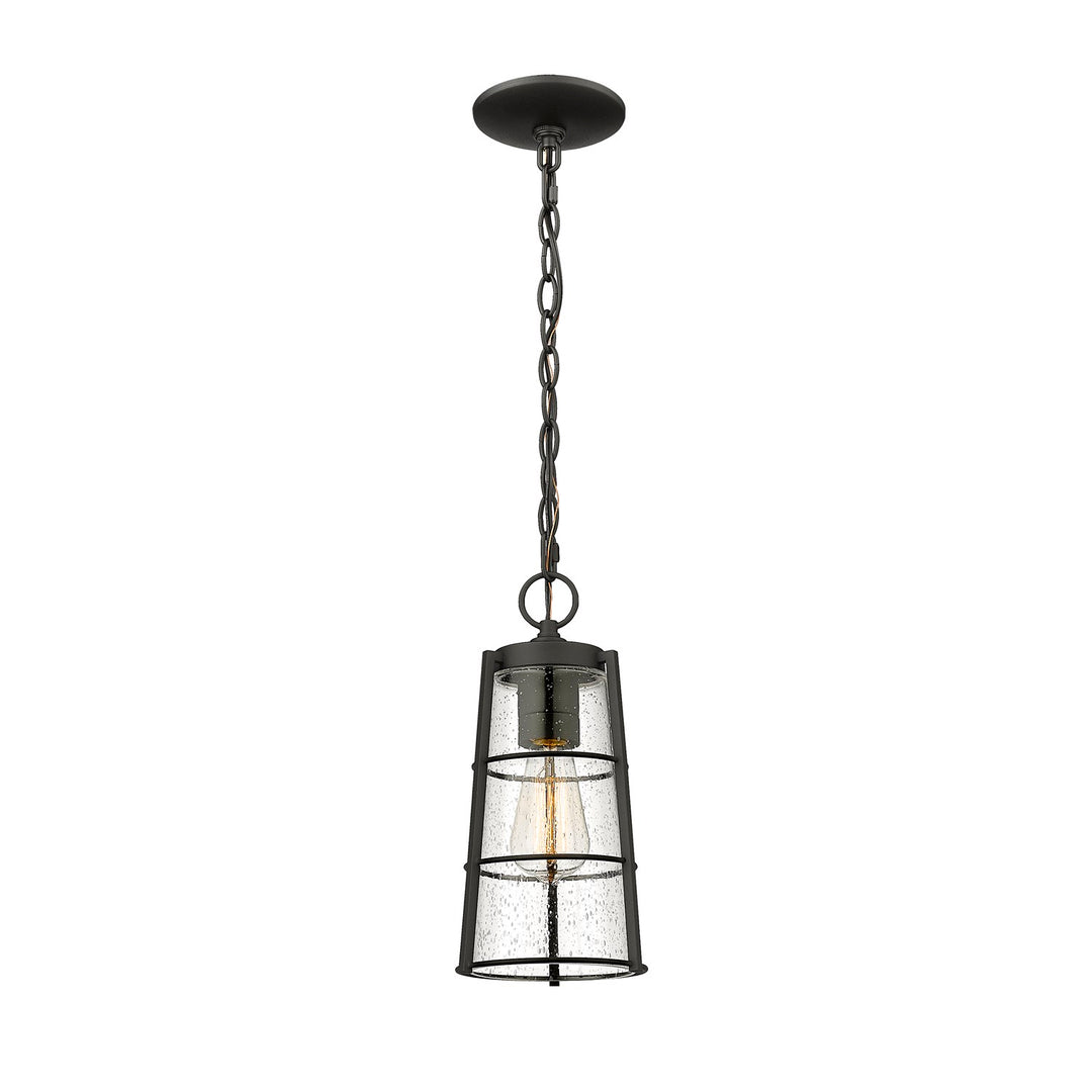 1 Light Outdoor Chain Mount Ceiling Fixture by Z-Lite