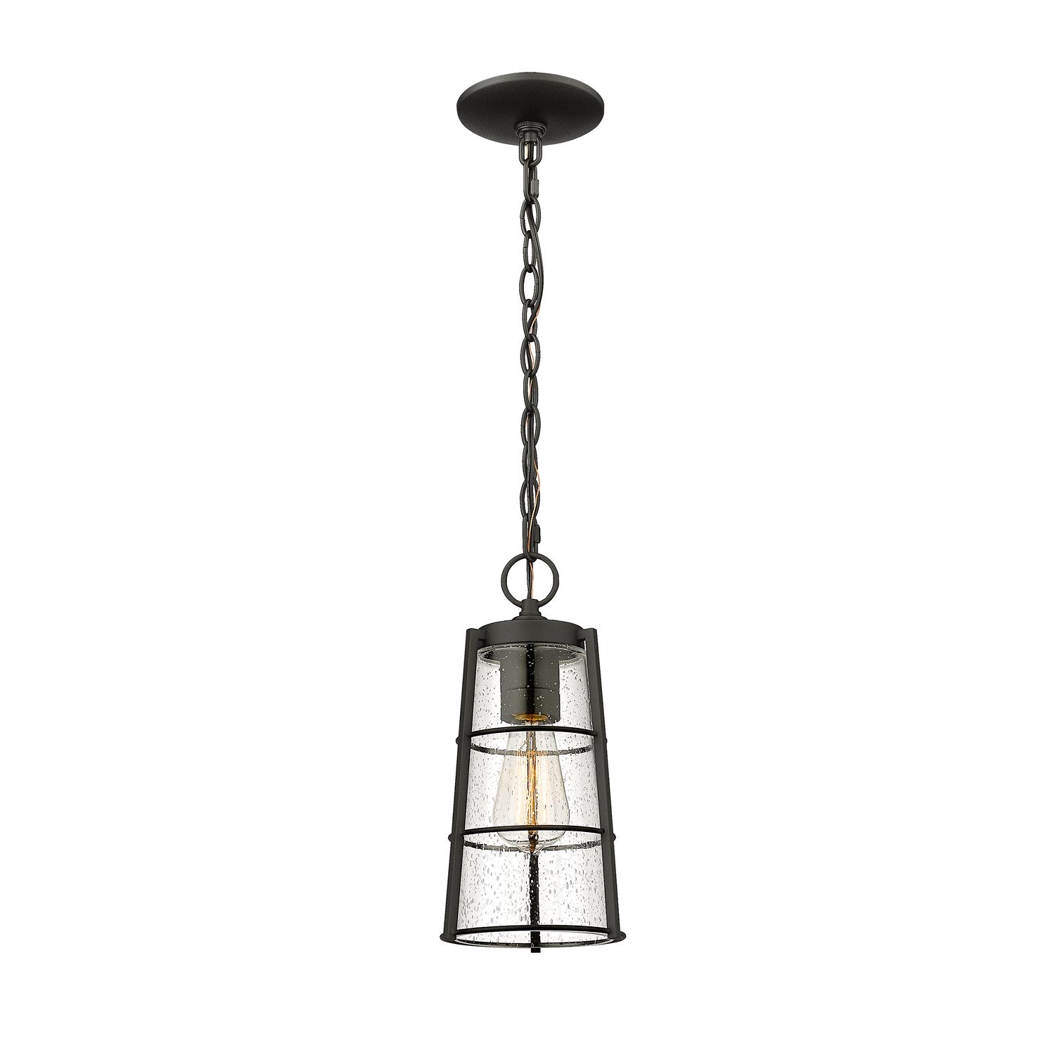 1 Light Outdoor Chain Mount Ceiling Fixture by Z-Lite