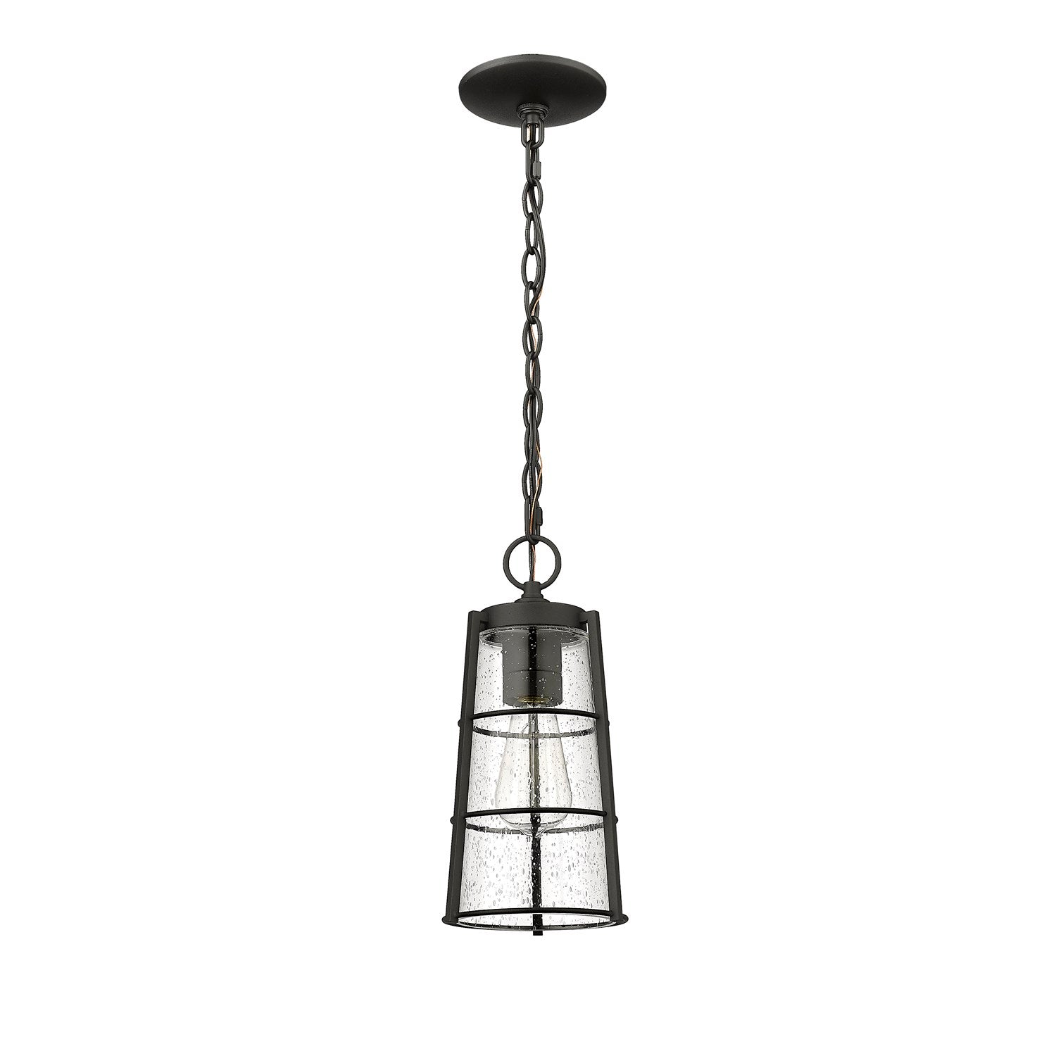 1 Light Outdoor Chain Mount Ceiling Fixture
