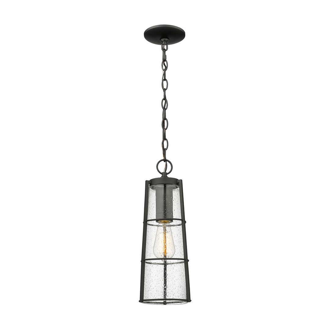 1 Light Outdoor Chain Mount Ceiling Fixture by Z-Lite