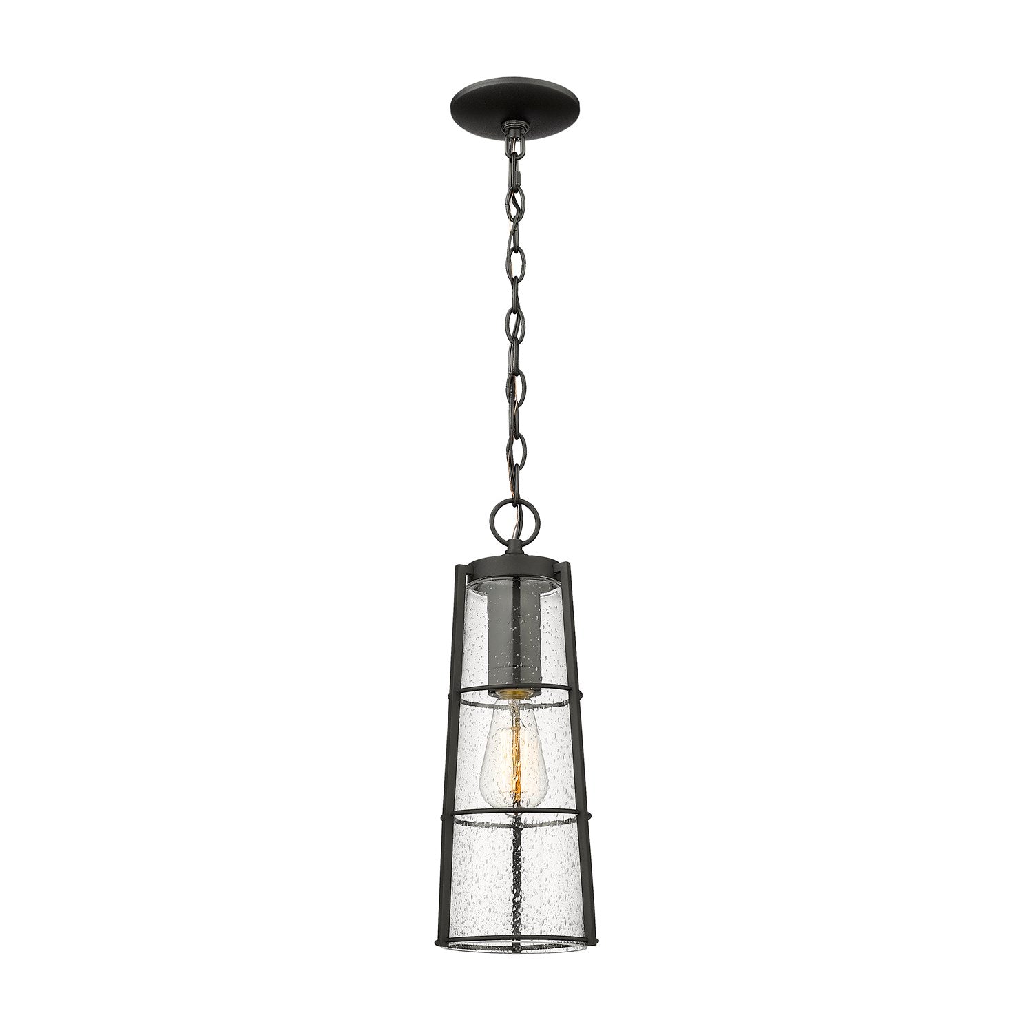 1 Light Outdoor Chain Mount Ceiling Fixture by Z-Lite