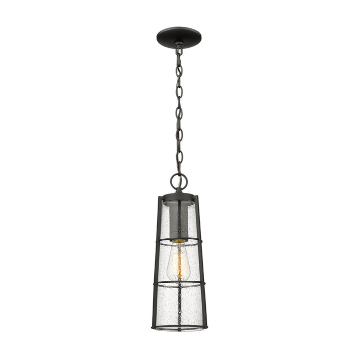 1 Light Outdoor Chain Mount Ceiling Fixture by Z-Lite