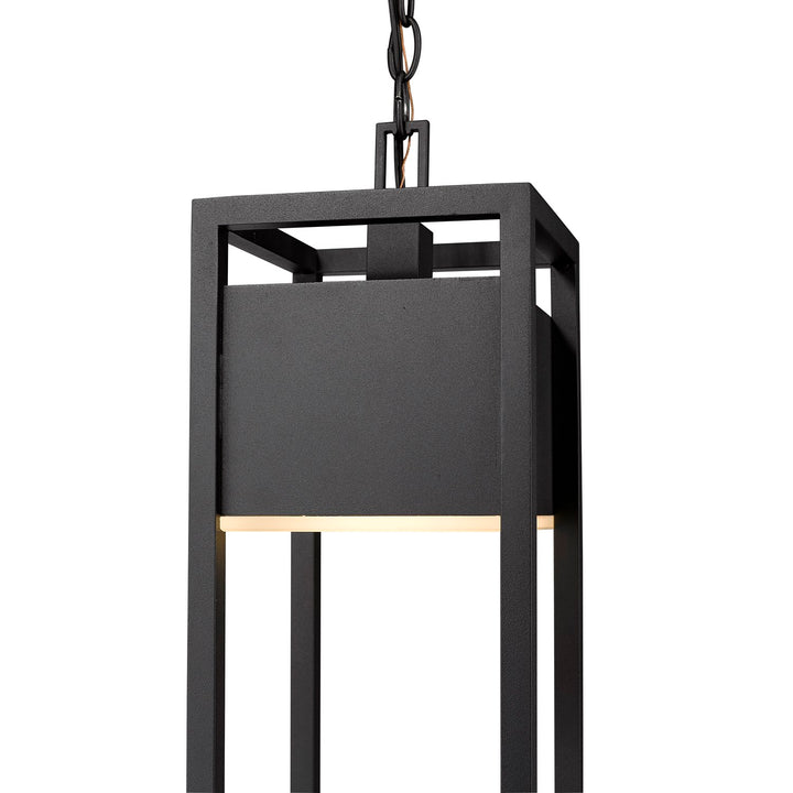 1 Light Outdoor Chain Mount Ceiling Fixture