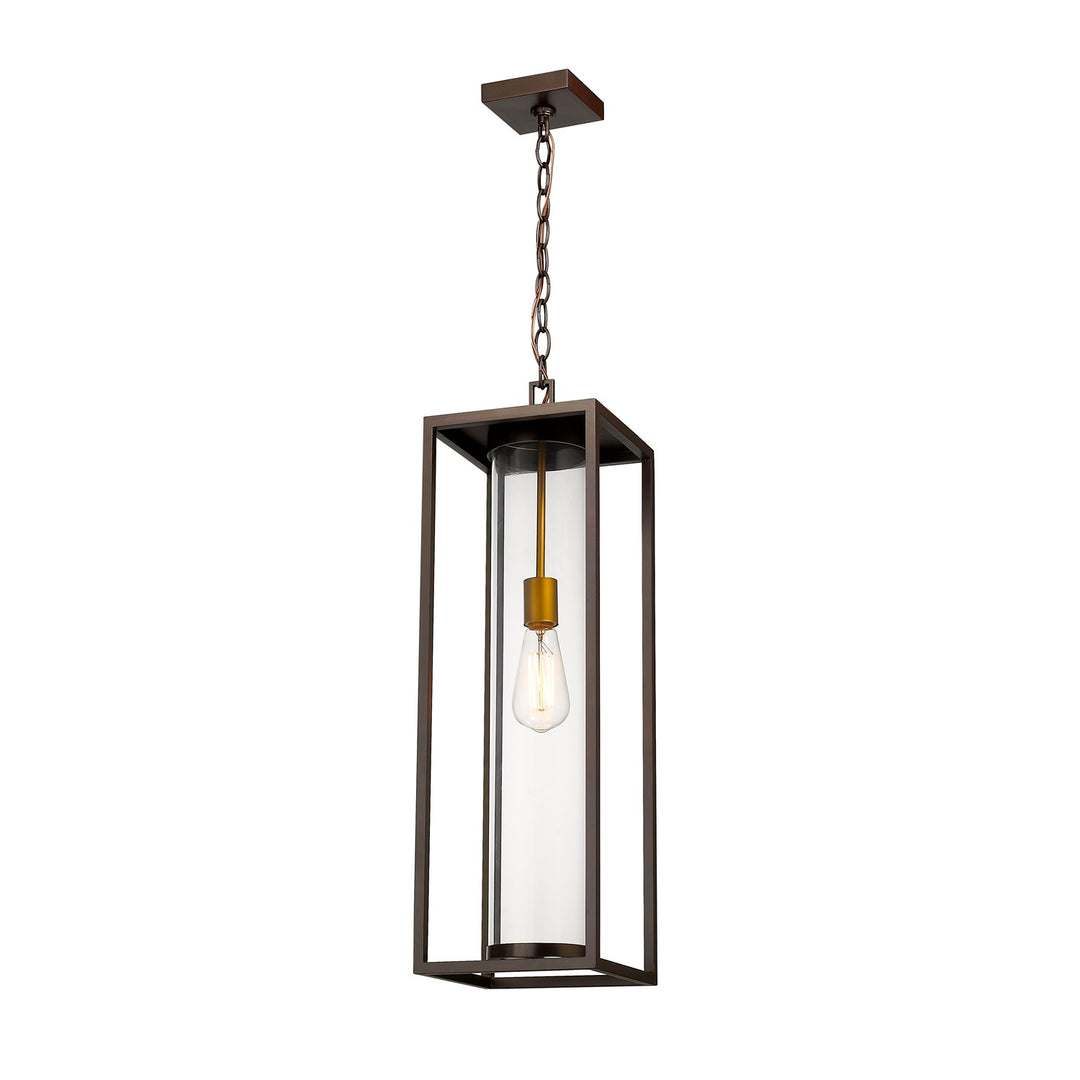1 Light Outdoor Chain Mount Ceiling Fixture by Z-Lite
