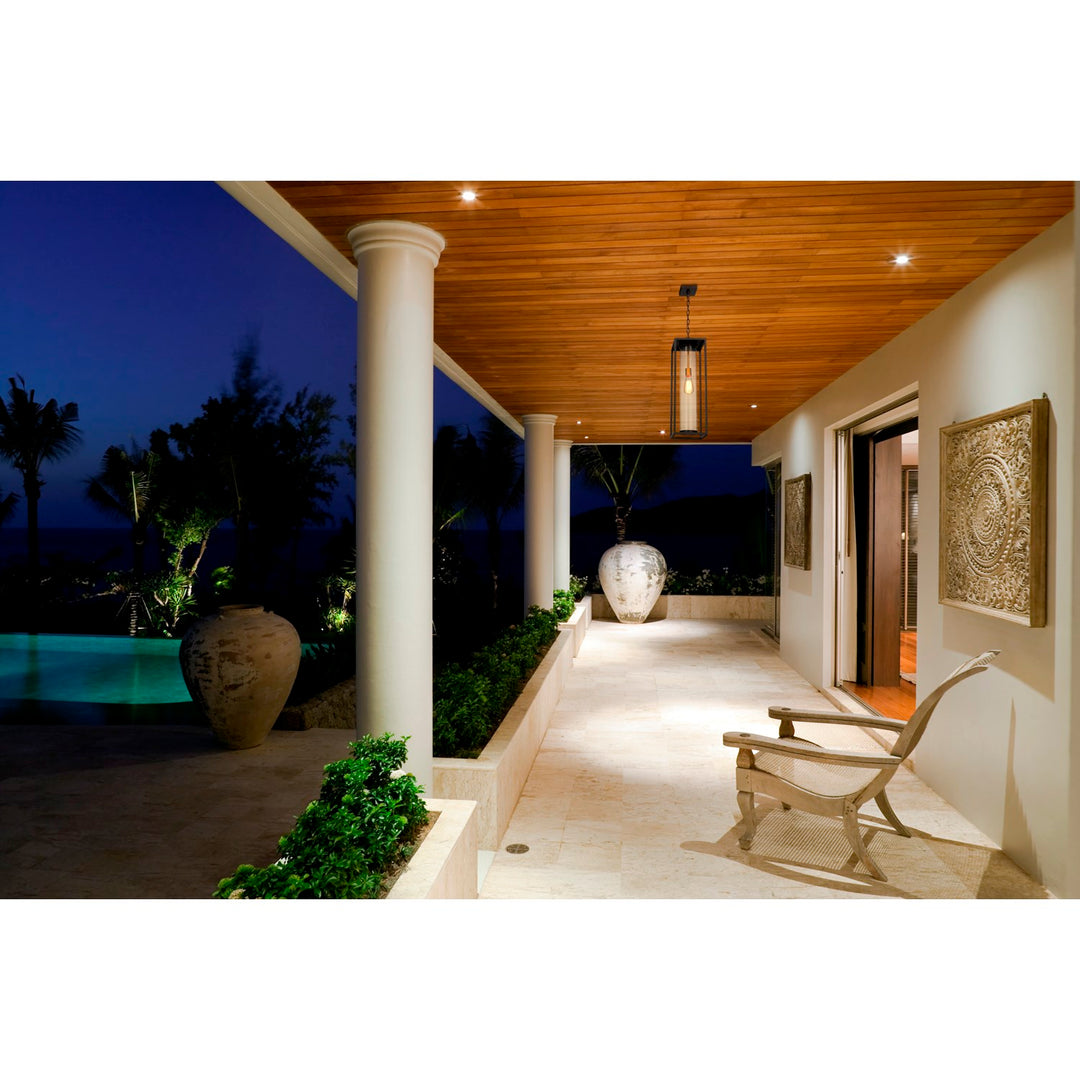 1 Light Outdoor Chain Mount Ceiling Fixture