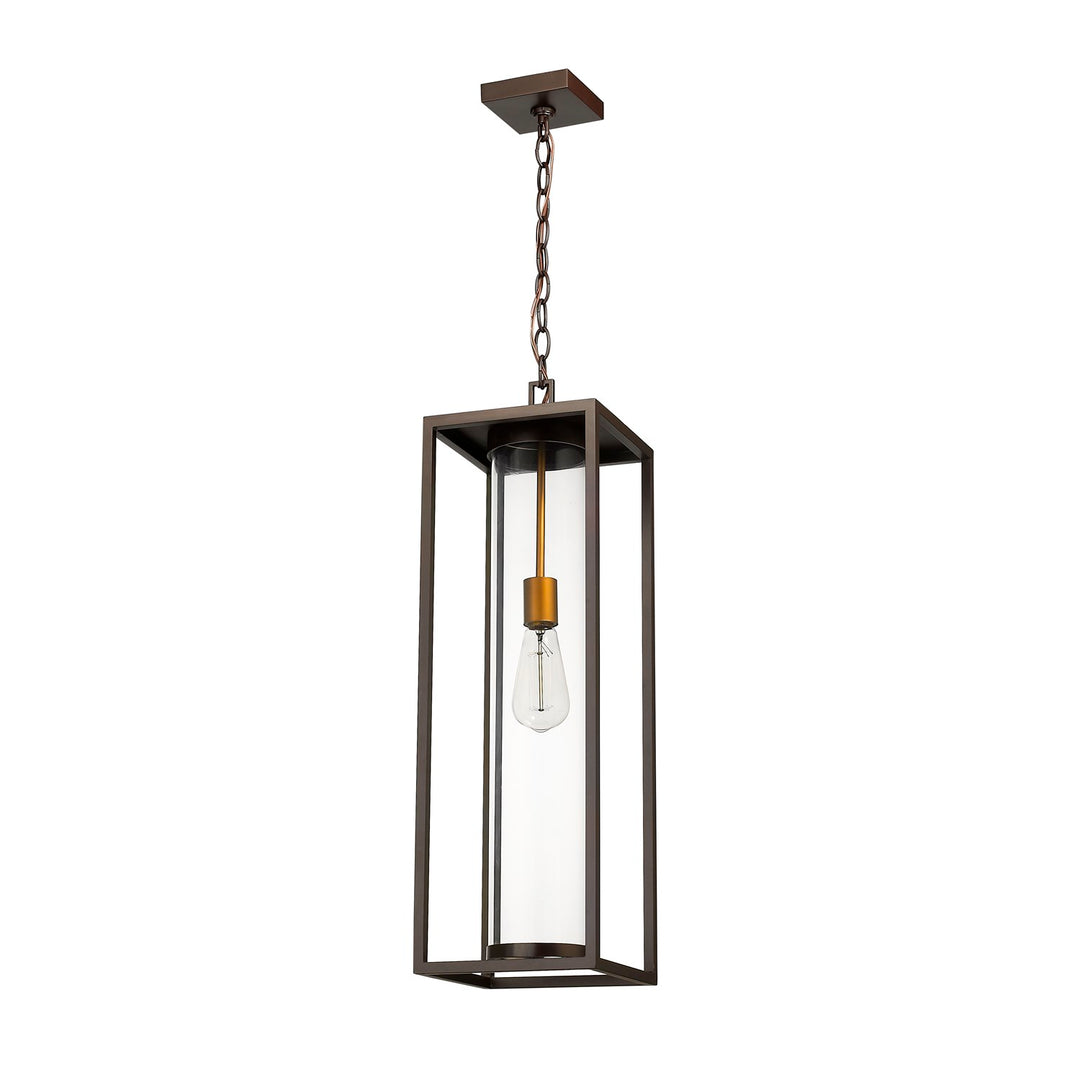 1 Light Outdoor Chain Mount Ceiling Fixture