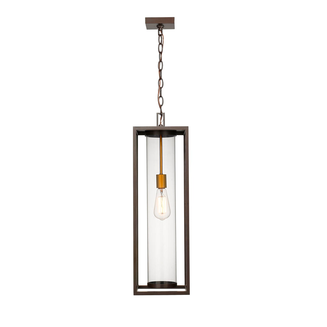 1 Light Outdoor Chain Mount Ceiling Fixture