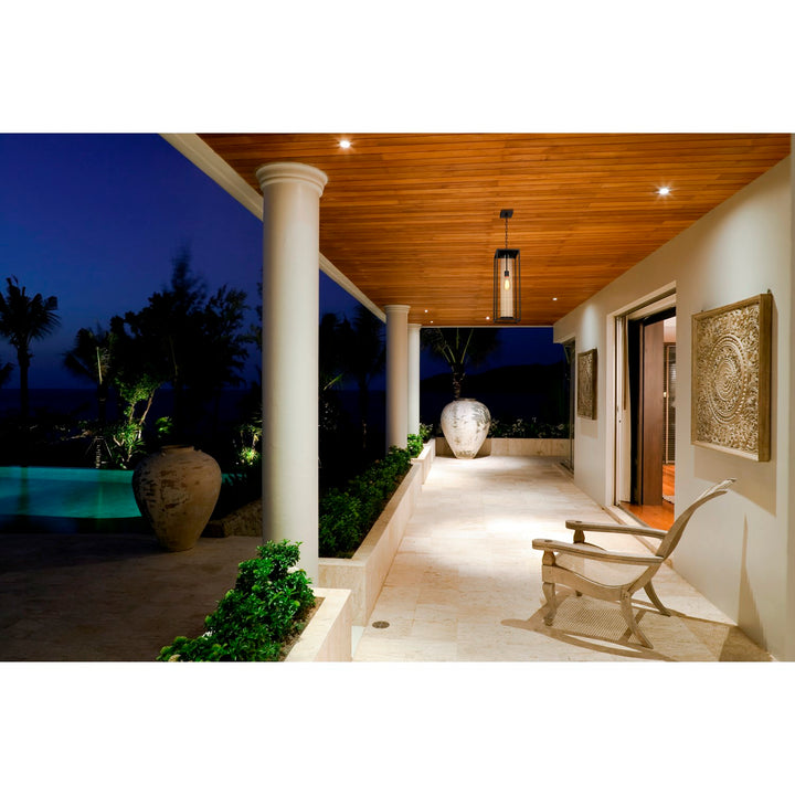 1 Light Outdoor Chain Mount Ceiling Fixture