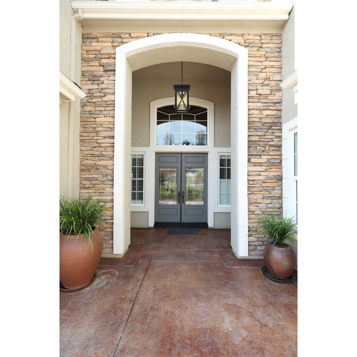 1 Light Outdoor Chain Mount Ceiling Fixture