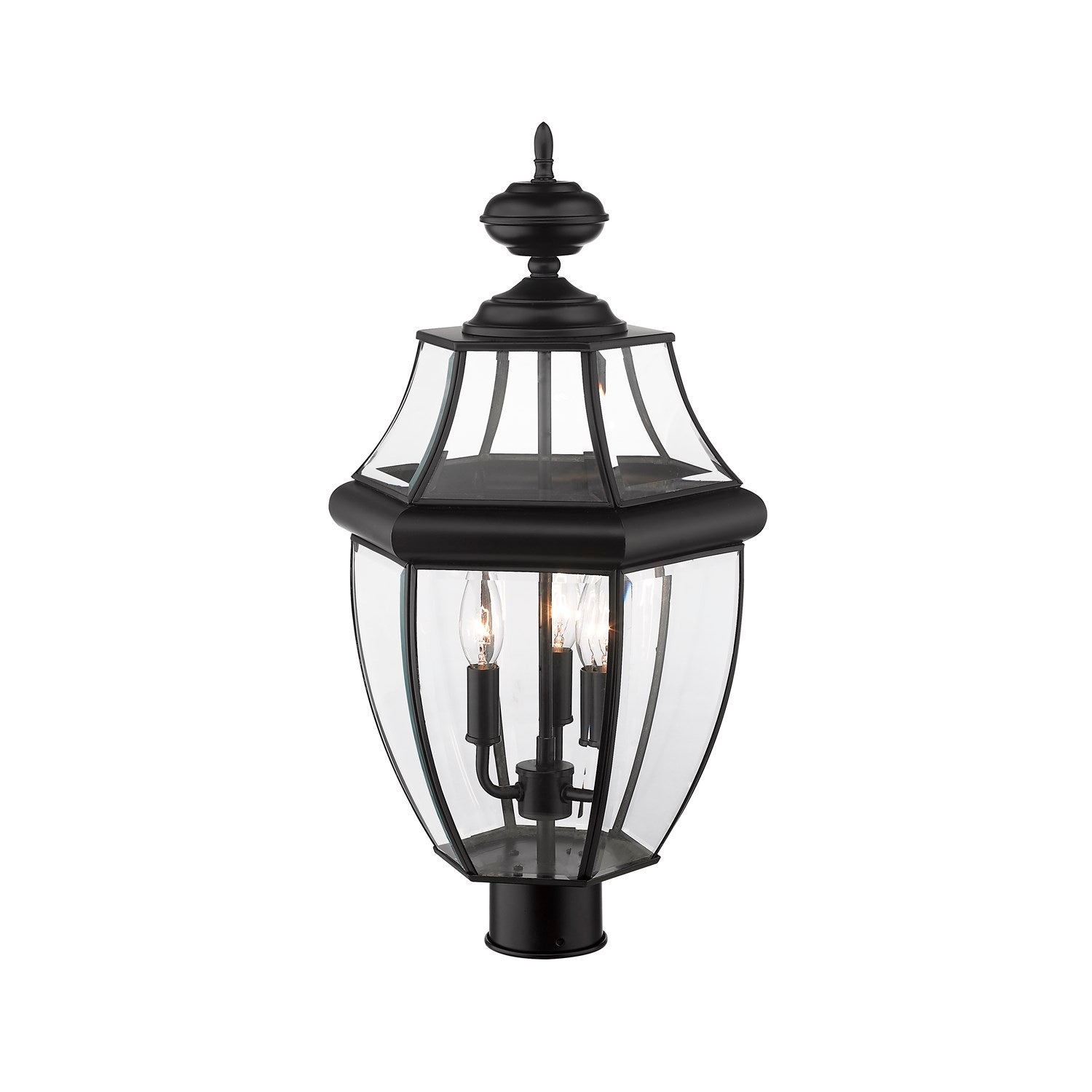 3 Light Outdoor Post Mount Fixture