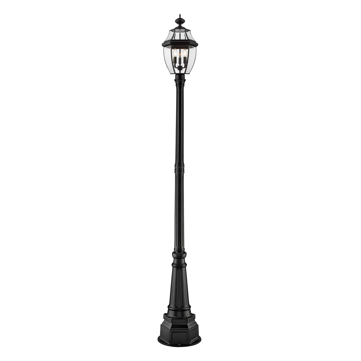 3 Light Outdoor Post Mounted Fixture by Z-Lite