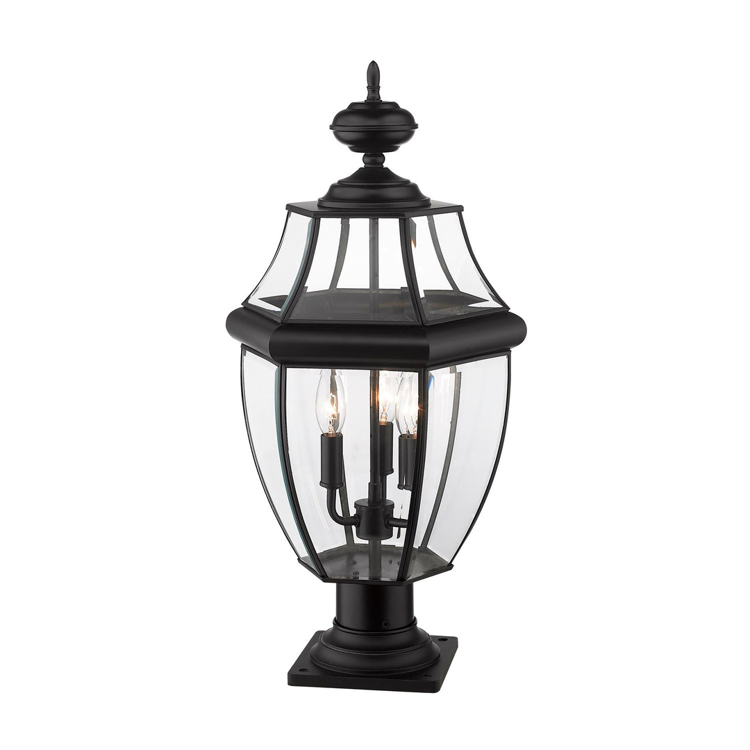3 Light Outdoor Pier Mounted Fixture