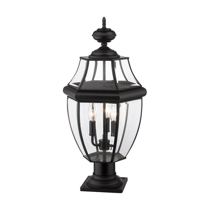 3 Light Outdoor Pier Mounted Fixture
