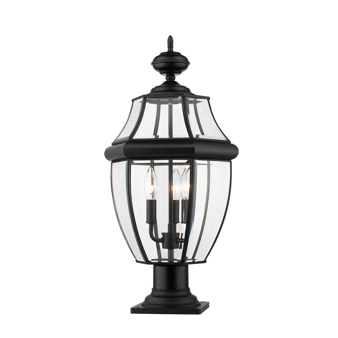 3 Light Outdoor Pier Mounted Fixture