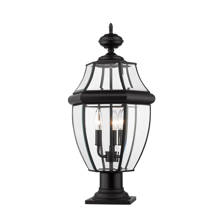 3 Light Outdoor Pier Mounted Fixture