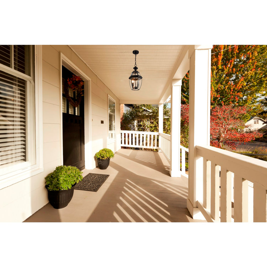 2 Light Outdoor Chain Mount Ceiling Fixture
