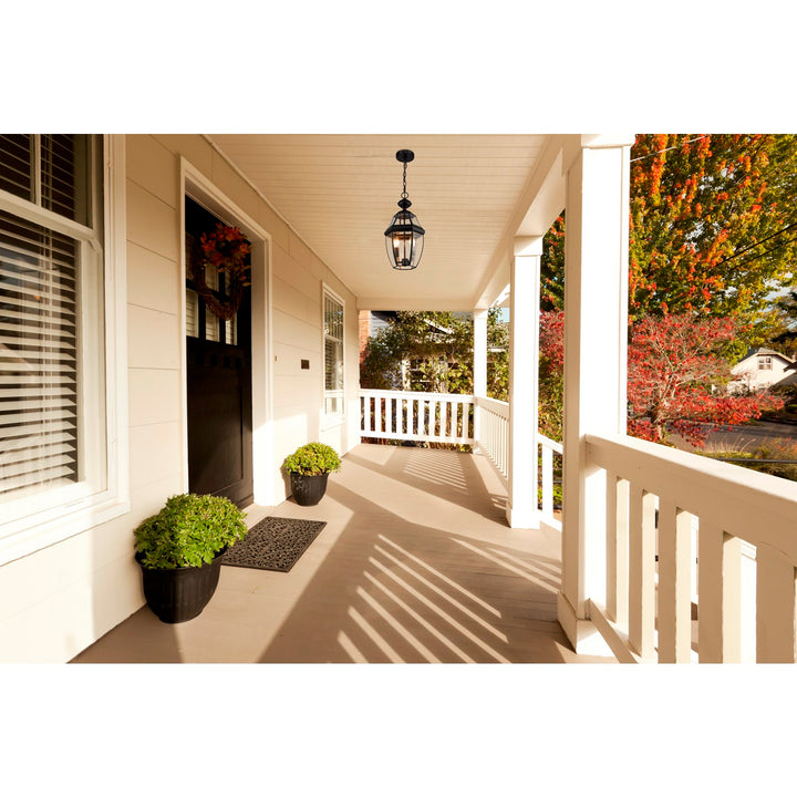 2 Light Outdoor Chain Mount Ceiling Fixture