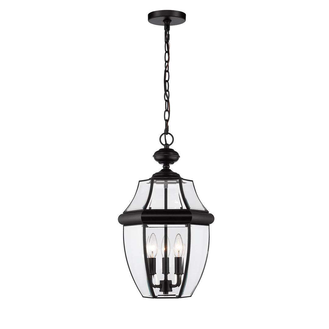 3 Light Outdoor Chain Mount Ceiling Fixture
